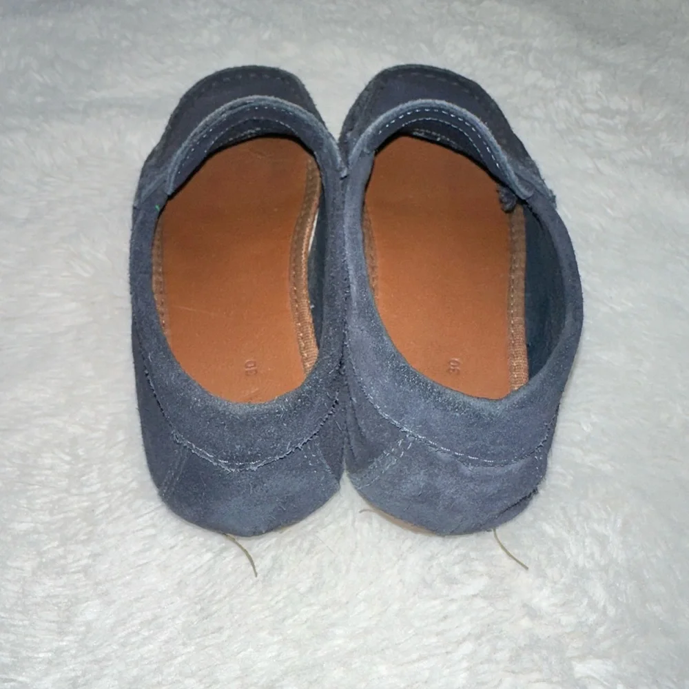 Zara kids suede dark blue navy loafers size 30 EU